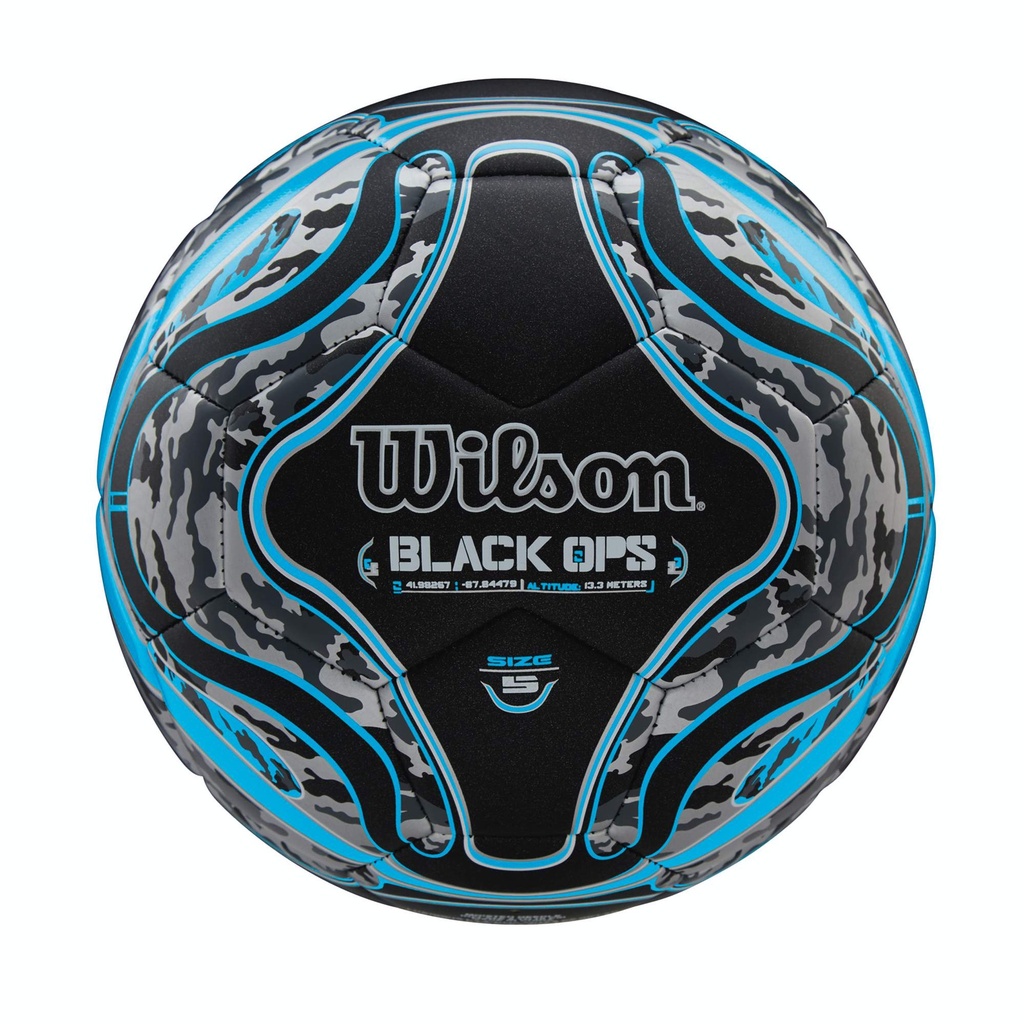 Balón de Fútbol Wilson Black Ops Negro NO. 5