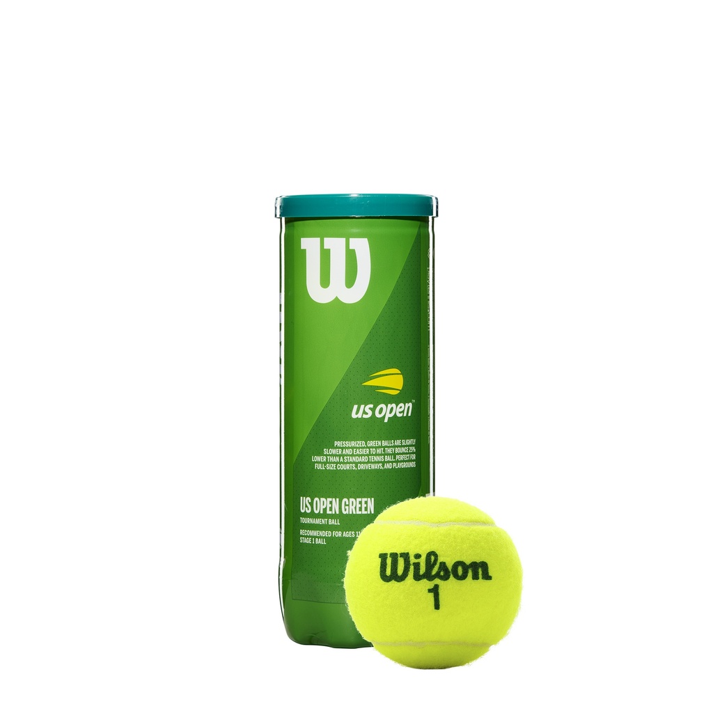[WRT137500] Pelotas de Tenis Transicion Wilson Punto Verde x3