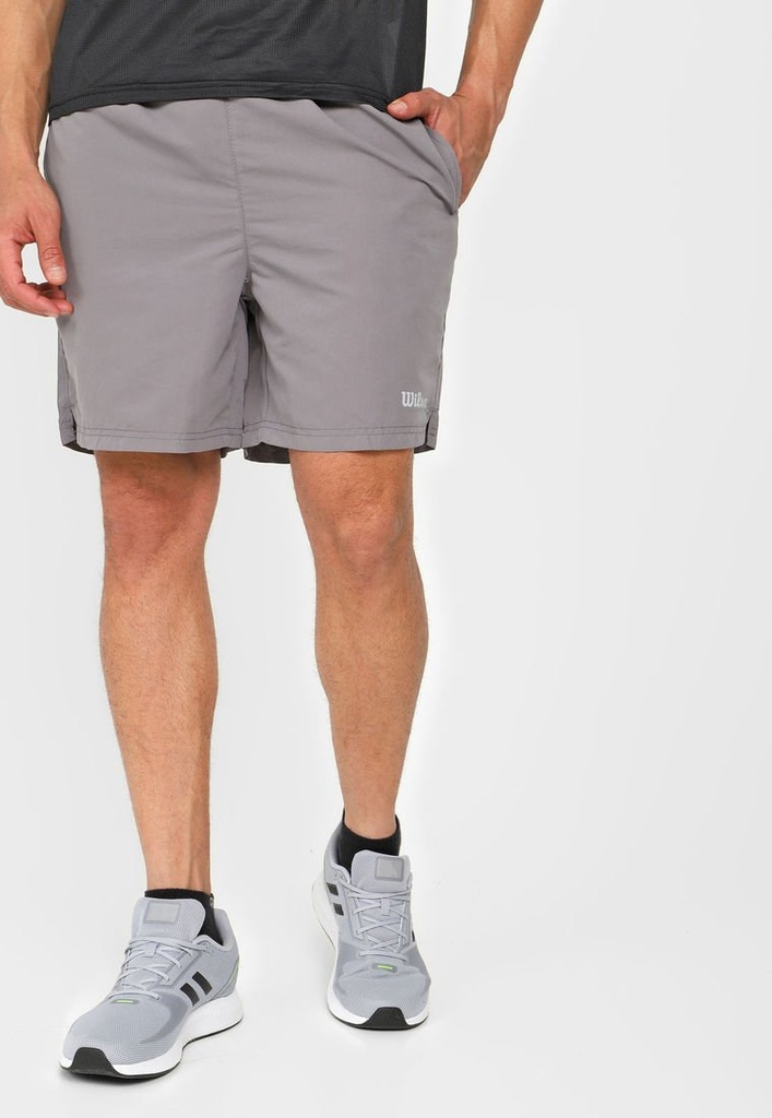[WT00082] Pantaloneta Microfibra Wilson Gris Oxford 5511  (L)