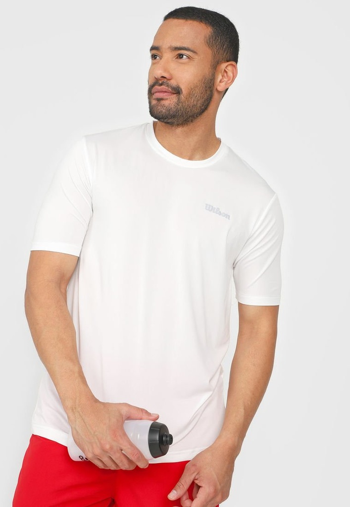 [WT59037] Camiseta Wilson Ultra Light Blanco 59034  Cuello Redondo (L)