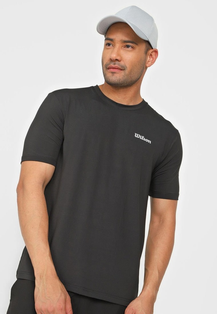 [WT59041] Camiseta Wilson Ultra Light Negro 59034  Cuello Redondo (L)