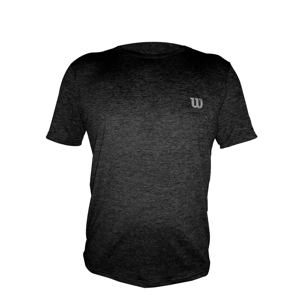 Camiseta Wilson Jaspeada Negro 71523 Caballero