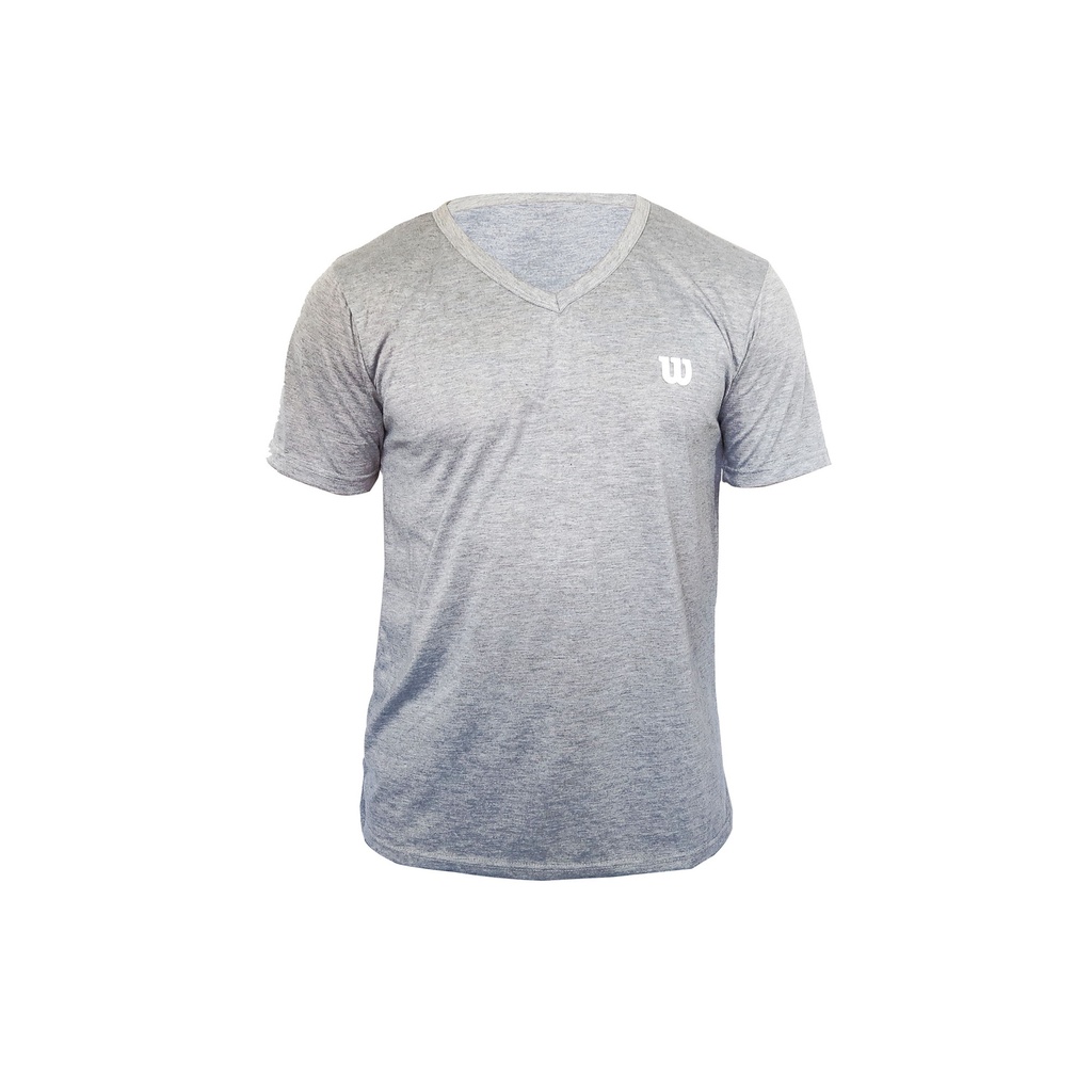 [WT87322] Camiseta Wilson Polyspun Cuello en V  87315 Jaspe (L)