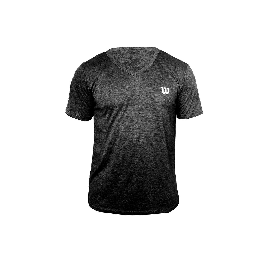 [WT87326] Camiseta Wilson Polyspun Cuello en V  87315 Negro (L)