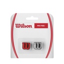 Antivibradores para Raqueta de Tenis Wilson Profeel (Rojo/Plata)