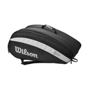 Bolso de Tenis Wilson Roger Federer Team 12Pk (NEGRO) (Z560100)