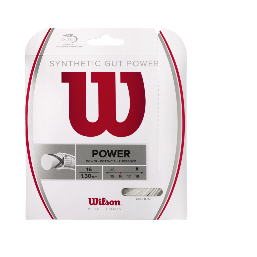 [WRZ945100] Set Cuerda Wilson Synthetic Gut Power 16 (BLANCO)