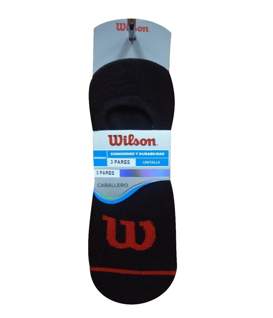 Calcetín Corto de Fibras Sintéticas Wilson Liner Caballero P3 Unitalla
