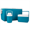 Combo Cava Coleman: Cava 54Qt - Cava 5Qt - Termo 1/3 Gal Azul