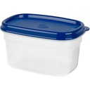 Recipiente Rectangular Rubbermaid Tapa Azul