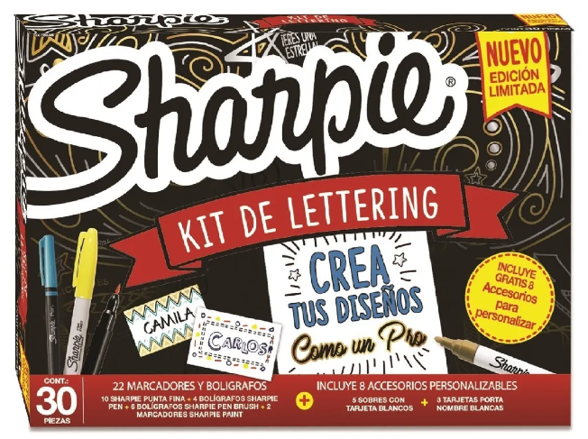 Pack Sharpie Lettering