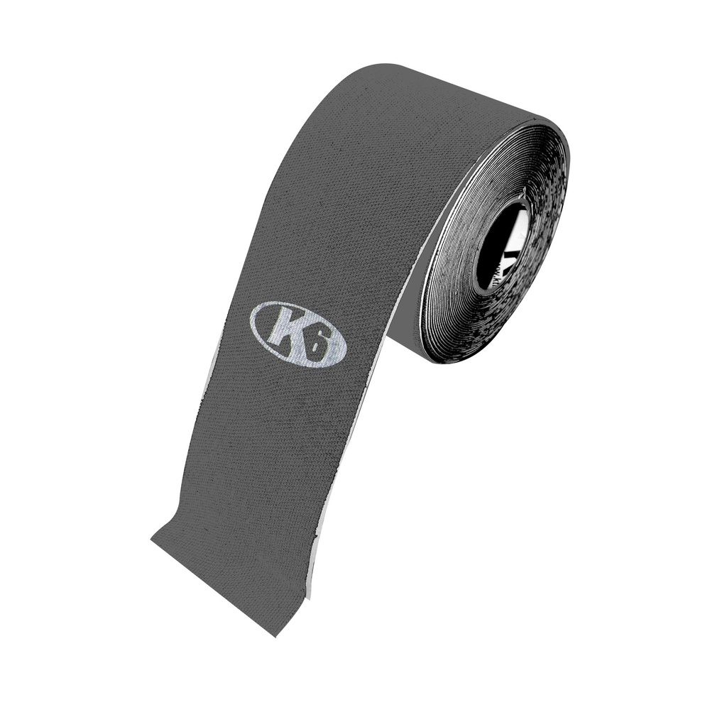 Cinta kinesiologica elastica deportiva K6 rollo 5 cm x 3 m