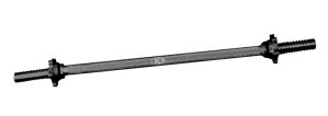 [66621] Barra cromada estándar para pesas k6 recta c/rosca de 150 cm