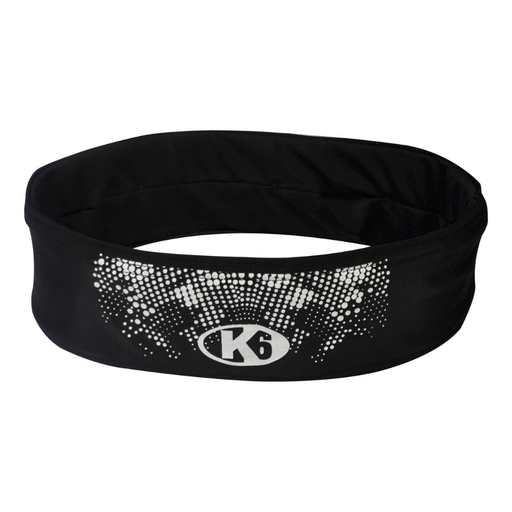 Cinturón elástico para correr k6 negro