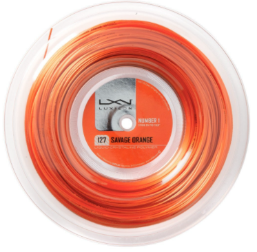 [WRZ902310] Rollo Cuerda Wilson Luxilon Savage 200 m Naranja