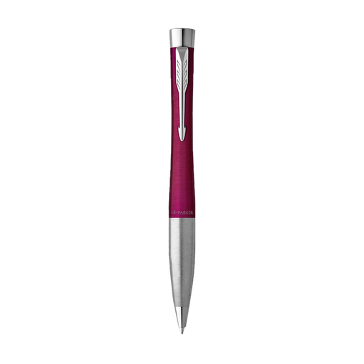 [2143642] Bolígrafo Giratorio Urban Magenta - Acabado Cromo