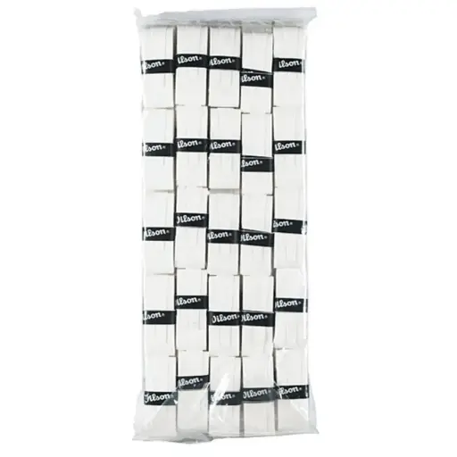 [WRZ4019WH] Pro Overgrip Wilson Para Raqueta Tenis x50 (Blanco)
