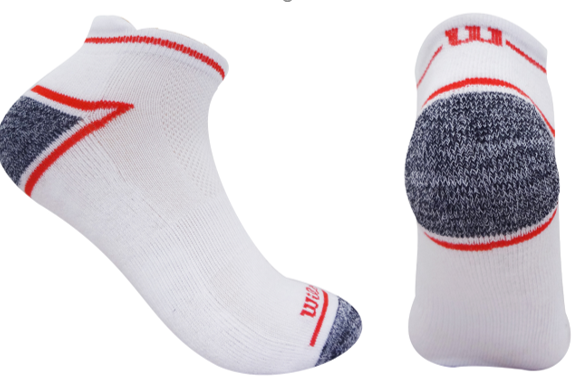 [C0886] Calcetin deportivo Wilson Talla Única Blanco x3
