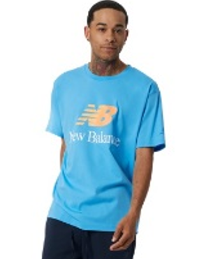 [MT21529-VSK-Bult] Camiseta de hombre New Balance Essentials Celebrate Azul (bulto x 8 und)