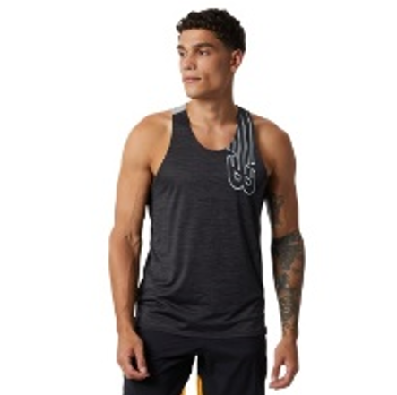 [MT21242-BKH-Bult ] Camiseta de hombre New Balance Printed Fast Gris (bulto x 8 und)