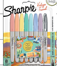 [2152176] Marcadores Sharpie Vitage TX8 Surtidos