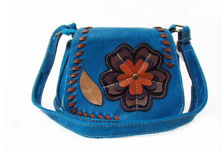 Bandolero con Flor de Cuero