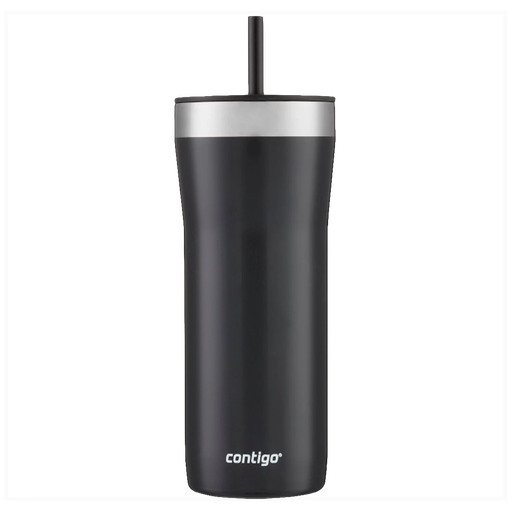 Vaso Contigo Streeterville de Acero Inoxidable Con Tapa y Pitillo 32oz