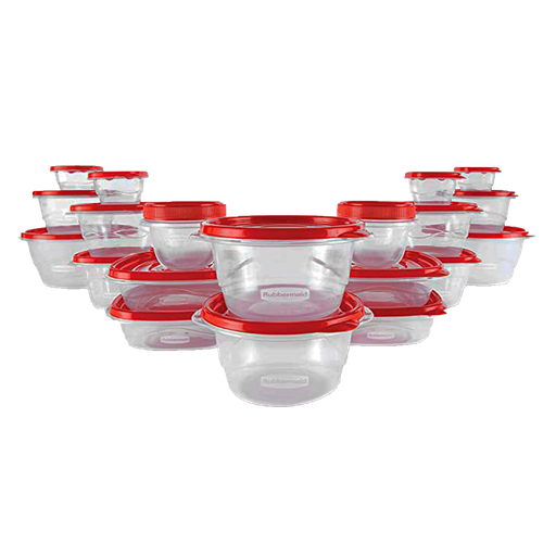 [2086734] Set de Envases 40 Piezas de Varios Tamaños Takealongs Rubbermaid