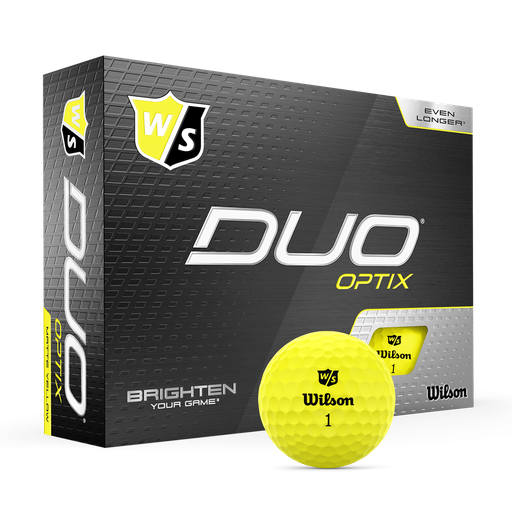 Caja de 12 Pelotas de Golf Wilson Duo Optix 