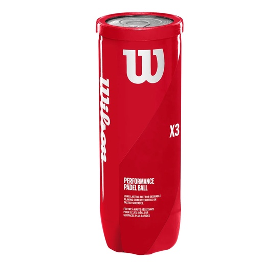 [WR8900801001] Pelotas de Padel Wilson Tarro 3P