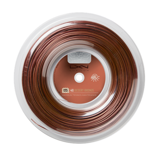 [WR8309801125] Cuerda para Raquetas Wilson Luxilon 4G Desert Bronze 125 (Reel) 200m