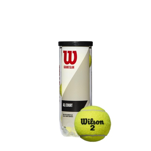 [WRT1043] Pelotas de Tenis Wilson Grand Slam Tarro 3P