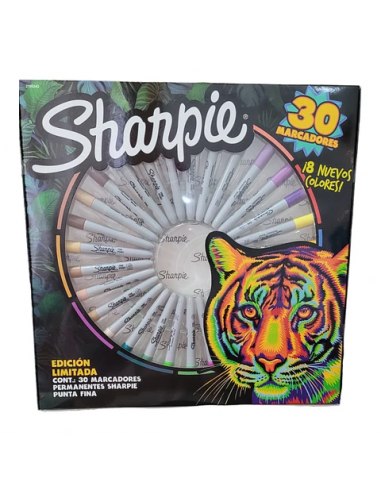[2195343] Marcadores Sharpie Ruleta Fine Earth x30 Surtidos