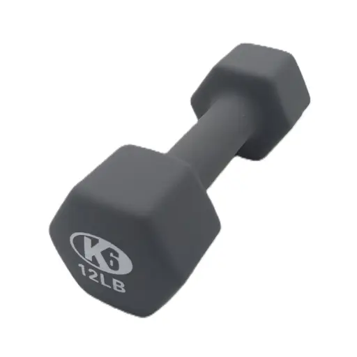 [66840] Mancuerna K6 de Neopreno 12Lb 