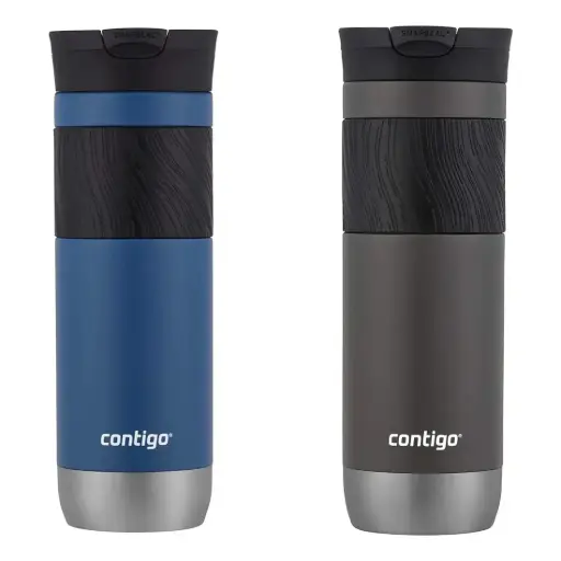 [2104596] Botella Térmica Contigo Byron 2.0 SS SnapSeal 20oz/590ml X2