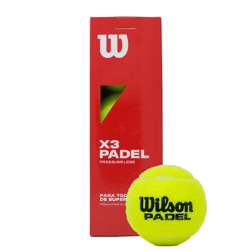 [WR8907301001] Pelotas de Padel Wilson Pressureless Tarro 3P