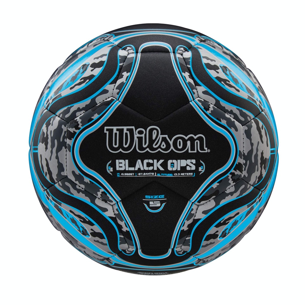 [WTE8308XB05] Balón de Fútbol Wilson Black Ops Negro NO. 5