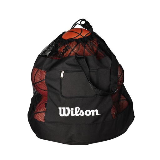 [WTH1816] Bolso para Balones Wilson All Sport (NEGRO) (H1816)