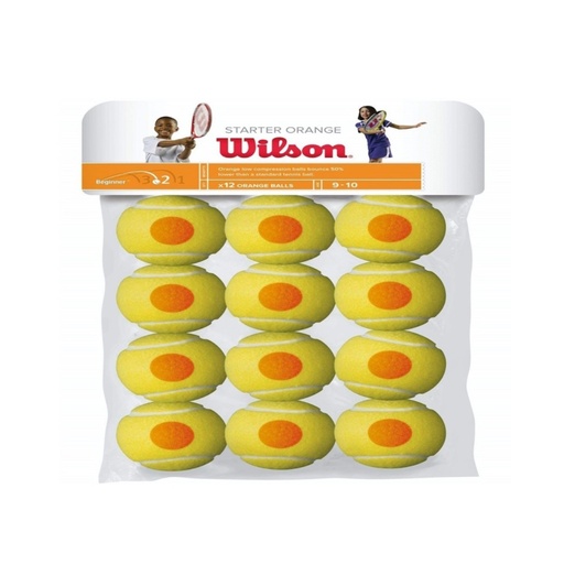 [WRT137200] Pelotas de Tenis Transicion Wilson Punto Naranja x12