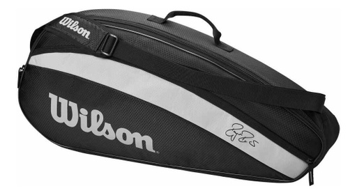 [WR8005701001] Maleta Wilson Roger Federer Team 6Pk Negro