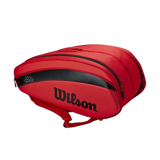 [WR8006001001] Bolso de Tenis Wilson Roger Federer Dna 12Pk (ROJO) (Z600100)