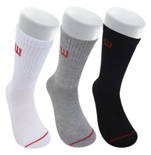 [A9747] Calcetín Largo de Fibras Sintéticas Wilson Calceta P3 Media Felpa Caballero Unitalla (SURTIDO)