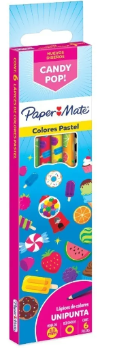 [N2087380] Colores Paper Mate Candy Up Pastel X6