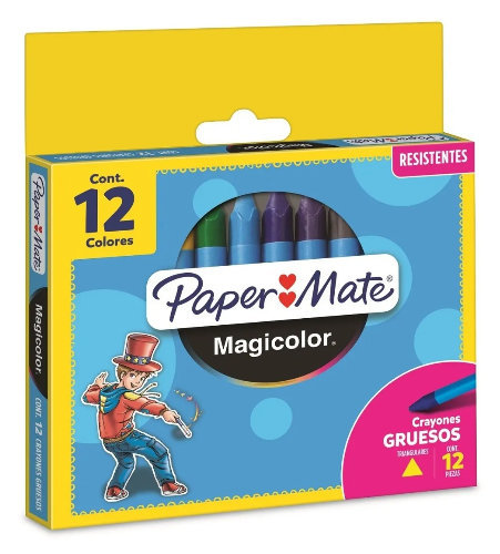 [N2100795] Colores Magicor Paper Mate Up Tri x 12 Jumbo