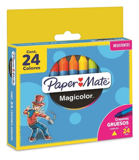 [N2100832] Crayón Magicolor Paper Mate Triangular X24