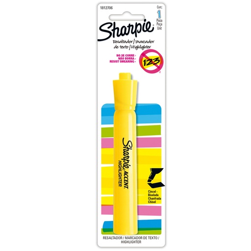 [1812706] Resaltador Sharpie Major Tank Tx1 Amarillo