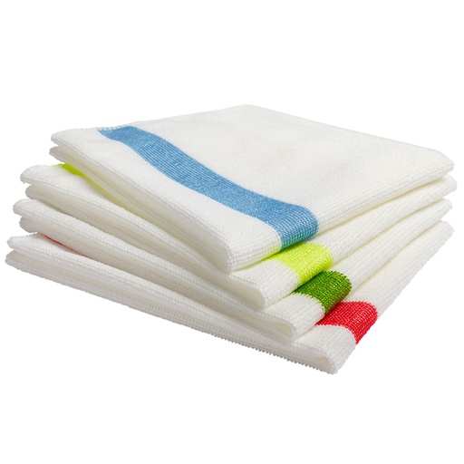 [1887306] Pack de 4 paños de microfibra Rubbermaid