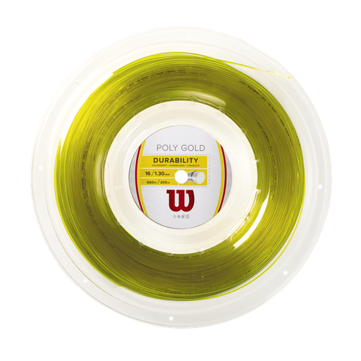 [WRZ904900] Rollo Cuerda Wilson Poly Gold 200 m