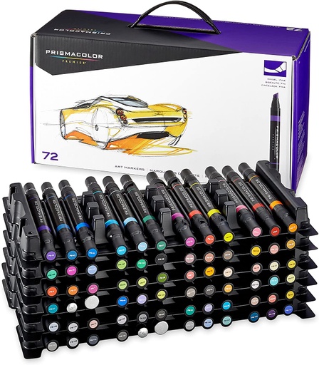 [3722] Set de 72 Marcadores Prismacolor Doble Punta Surtido