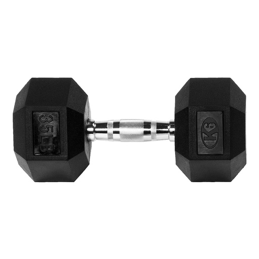 [66846] Mancuerna hex encauchetada (35 lb)